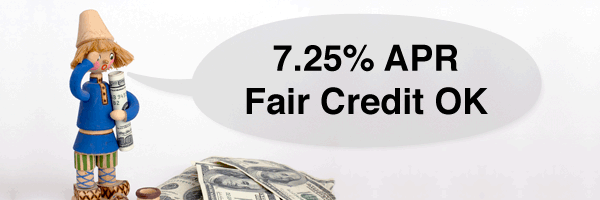low interest loan for excellent good fair credit
